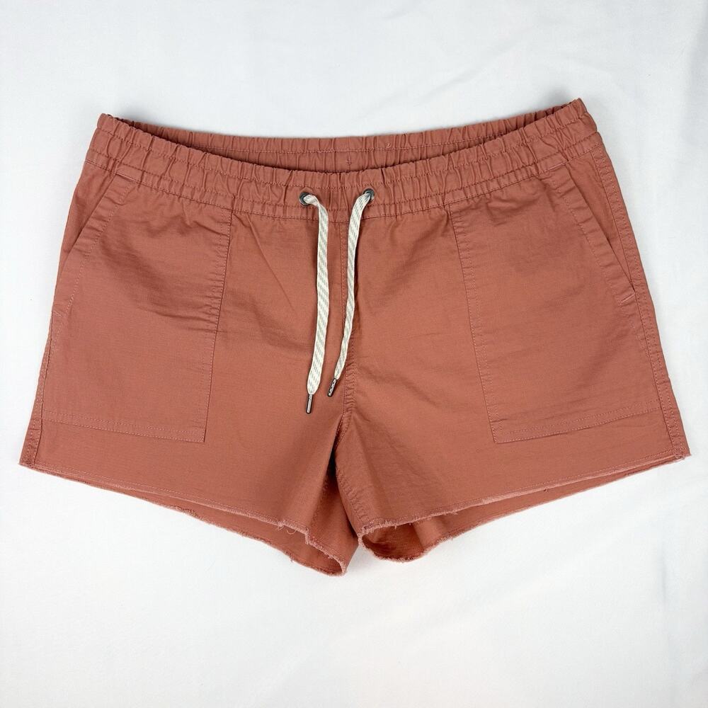 Vuori Vintage Ripstop Shorts Cinnamon Women’s M Drawstring VW385 Organic Cotton